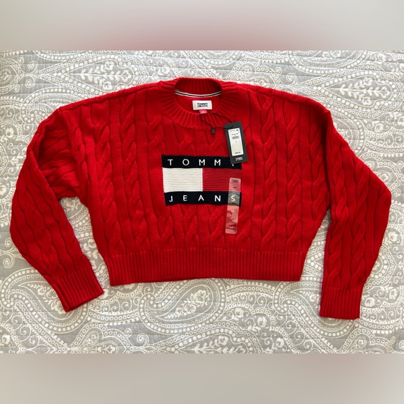 Tommy Hilfiger Crop Sweater - Picture 4 of 8